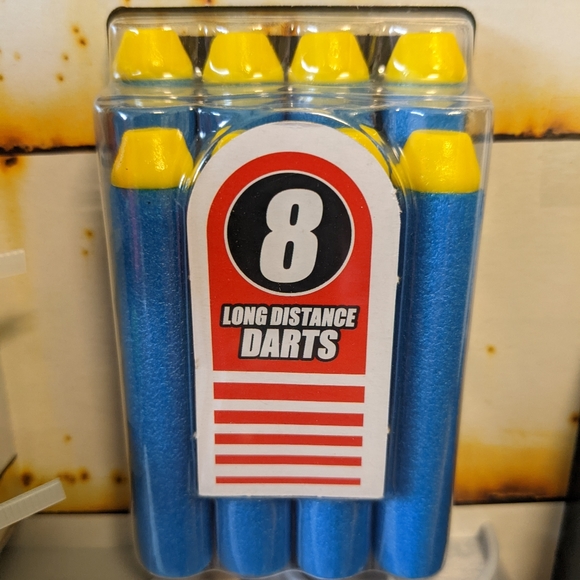 Air Warriors Equalizer Toy Gun With Long Distance Darts & 3 Target Cans - Picture 10 of 12